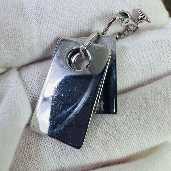 Christian‎ Dior Secret Hotel Screw Back Silver Tone Vintage Earrings Non-Pierced - Picture 4 of 7